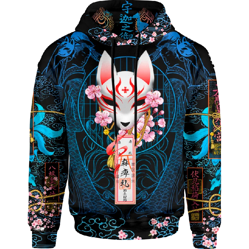 Kitsune Hoodie - Blue Edition