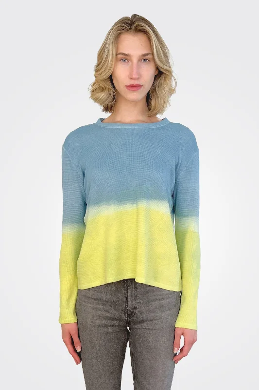 Can't Beat Crewneck Pullover - Grey Yellow