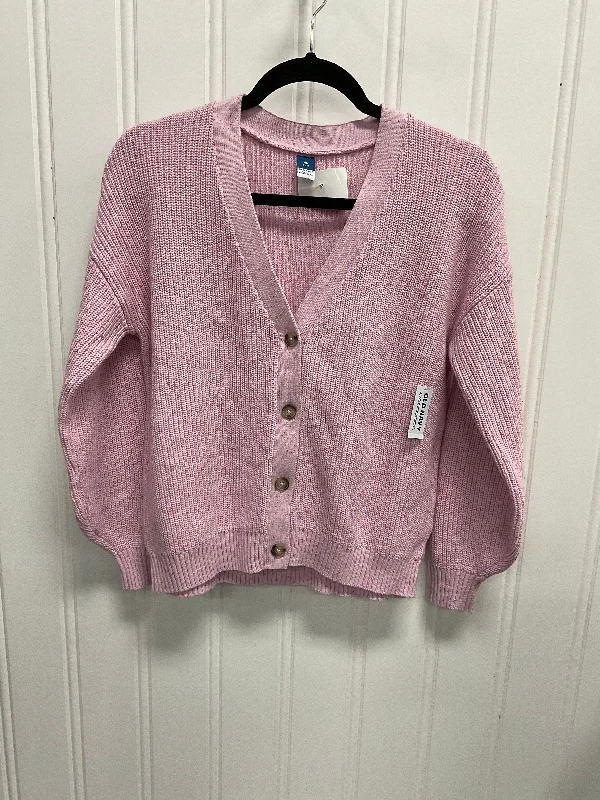 Unmissable Offer Sweater Cardigan By Old Navy In Pink, Size: Xl