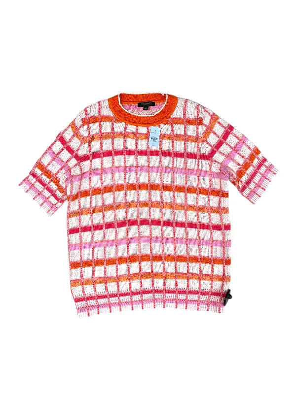 Weekend Deals You Can't Resist Sweater By Ann Taylor In Orange & Pink, Size: Lp