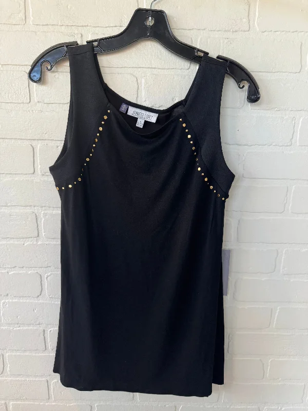 Time-Limited Offer Top Sleeveless By Jennifer Lopez In Black & Gold, Size: S