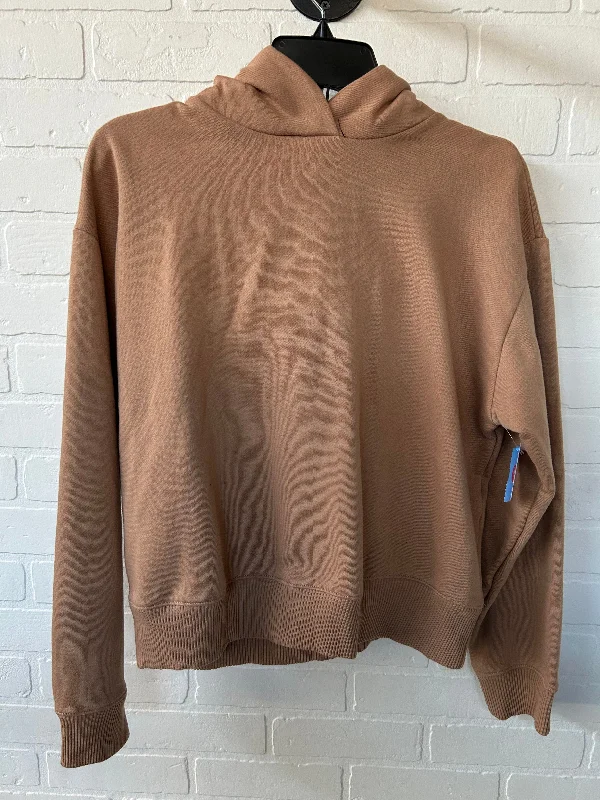 Half Price Sweatshirt Hoodie By A New Day In Brown, Size: S