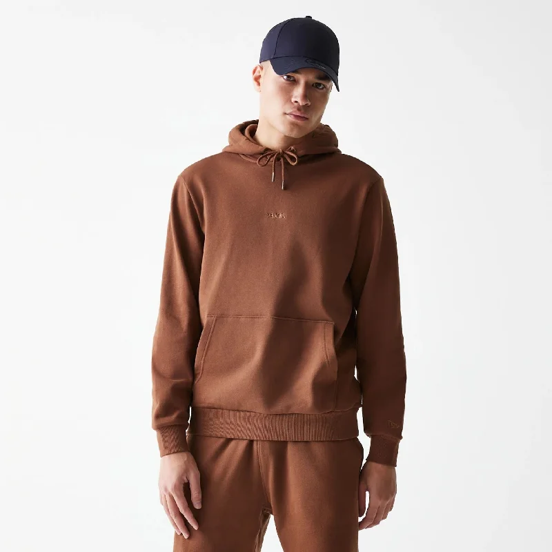 New Era Tonal Brown Pullover Hoodie