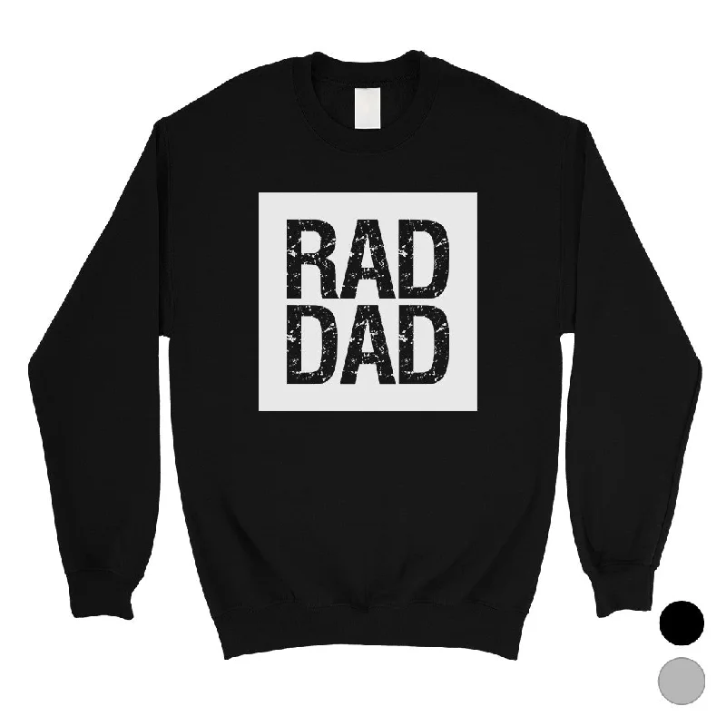 Rad Dad Mens/Unisex Fleece Sweatshirt