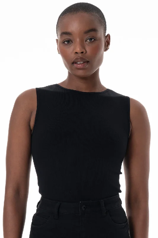 Weekend Discounts to Savor Seamless Bodysuit _ 145791 _ Black