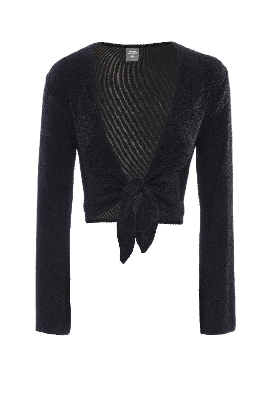 Weekend Offers That Tempt St. Barth's Top - Black Crinkle