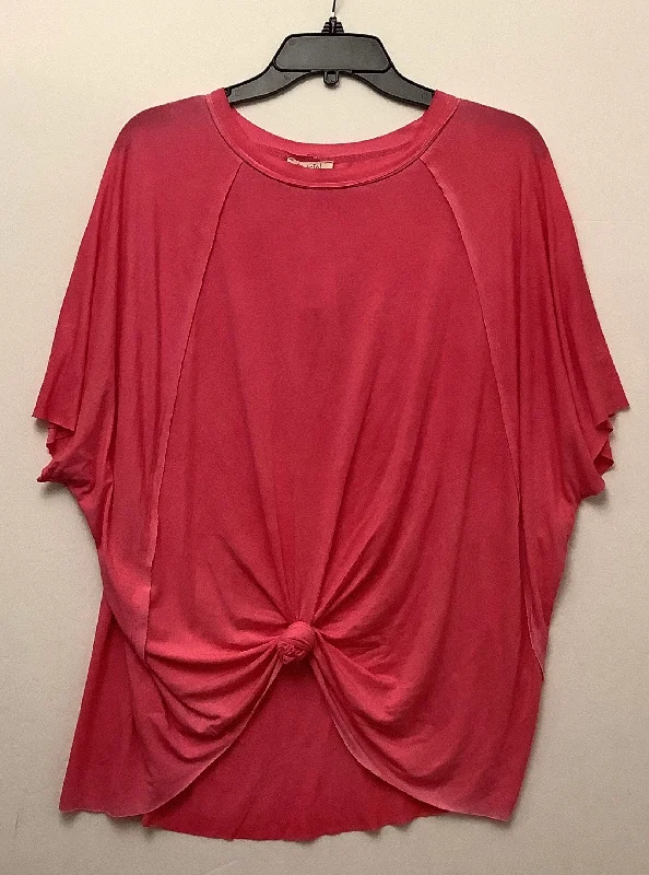 Unmissable Sale Top Short Sleeve By La Miel In Pink & Purple, Size: S