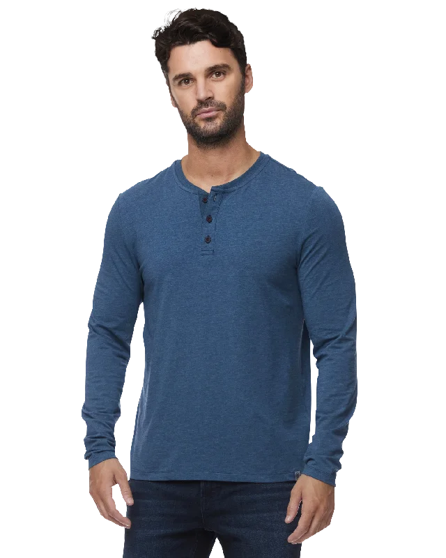 ESSENTIAL STRETCH COMFORT LS HENLEY