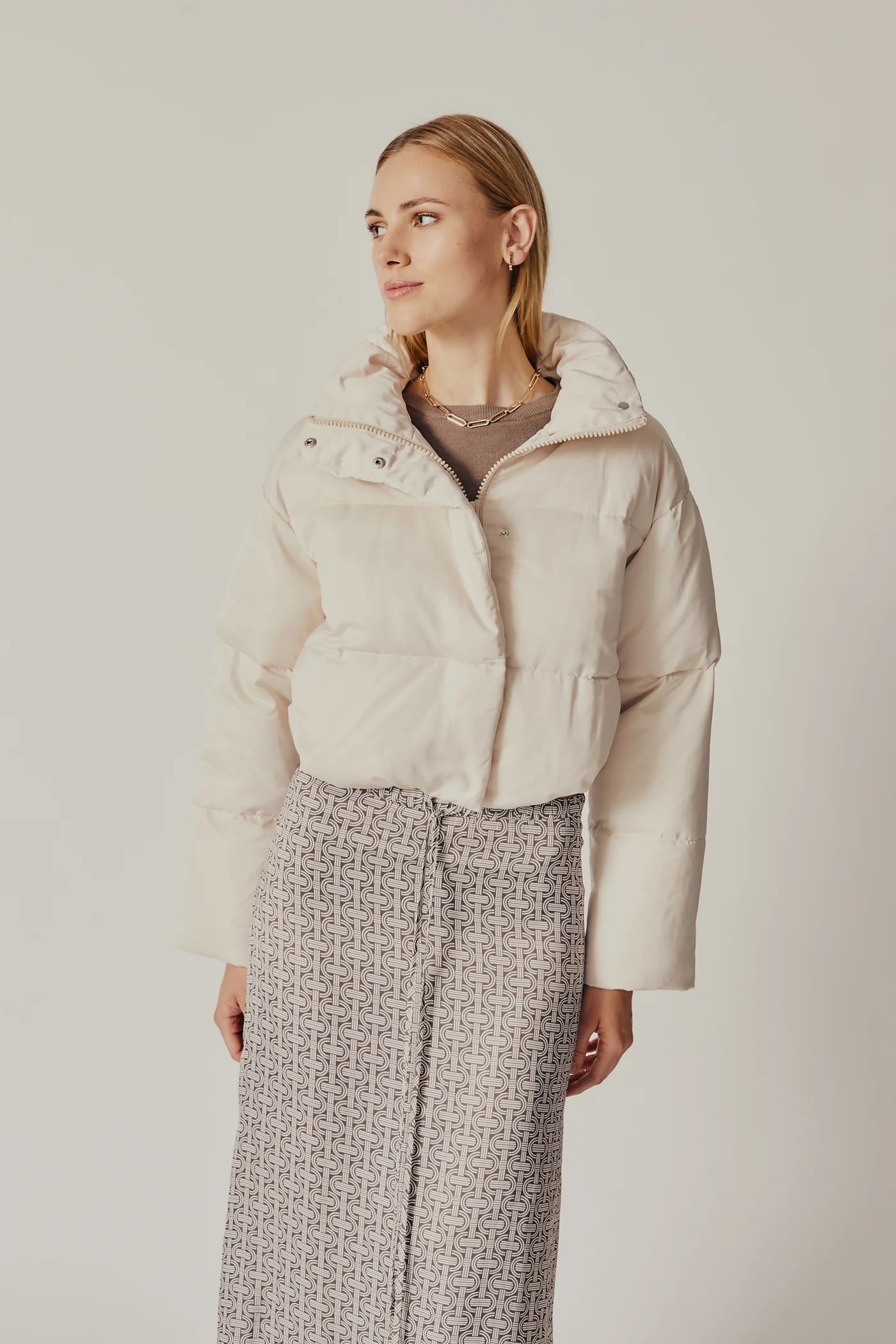 Weekend Specials You Can't Miss Cornus Puffer Jacket - Crystal Grey