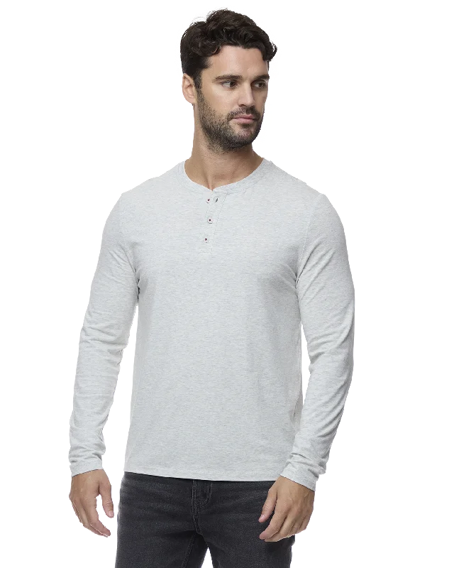 ESSENTIAL STRETCH COMFORT LS HENLEY