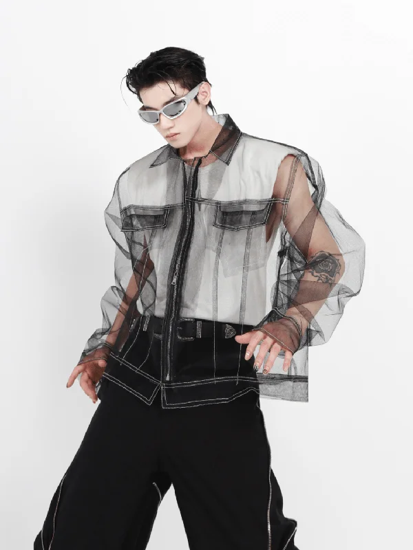 [CULTURE] Mesh Punk Shirt na1207