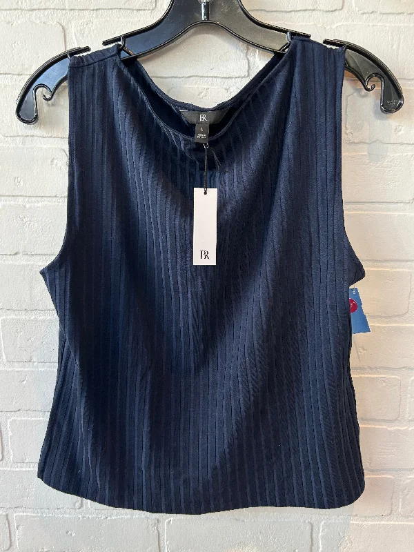 Your Weekend, Your Savings Top Sleeveless By Banana Republic In Navy, Size: L