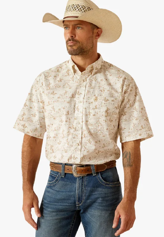 Ariat Mens Edison Classic Fit Short Sleeve Shirt