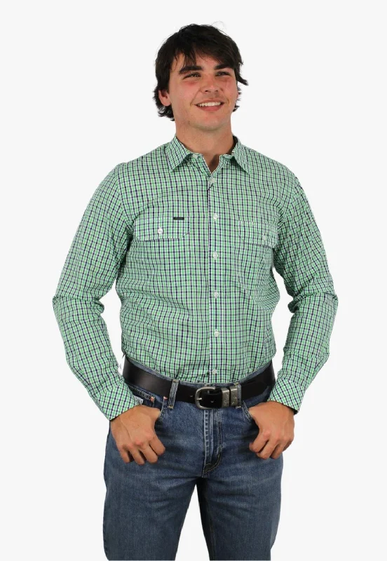 Pilbara Mens Check Long Sleeve Shirt