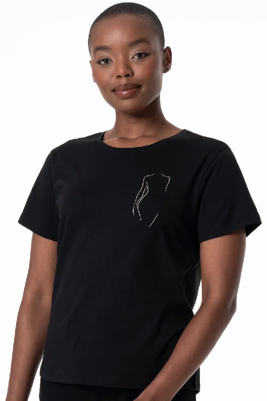 Weekend Savings Extravaganza Statement T-Shirt _ 145644 _ Black