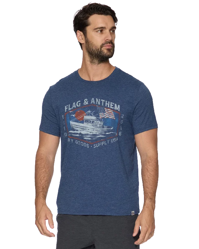 AMERICANA BOAT AT SEA TEE