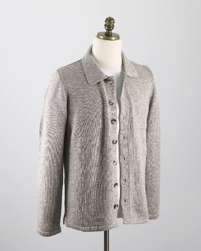 Classic Knit Shirt Jacket