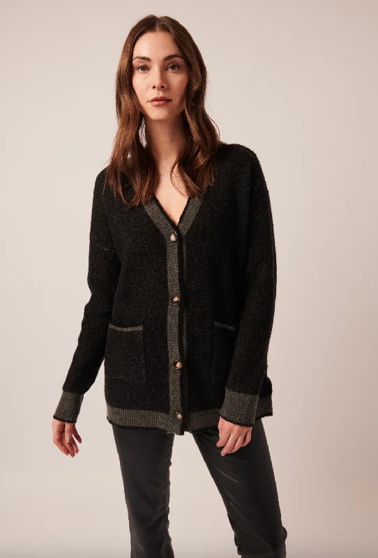 Weekend Discounts to Relish Lyra Cardigan - Smokey Chimney