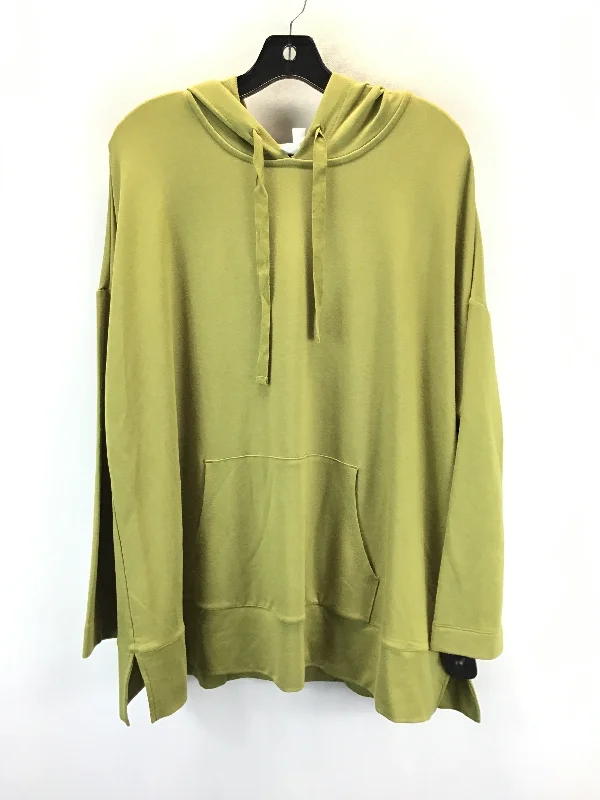 Weekend Savings Extravaganza Sweatshirt Hoodie By J. Jill In Green, Size: Xl