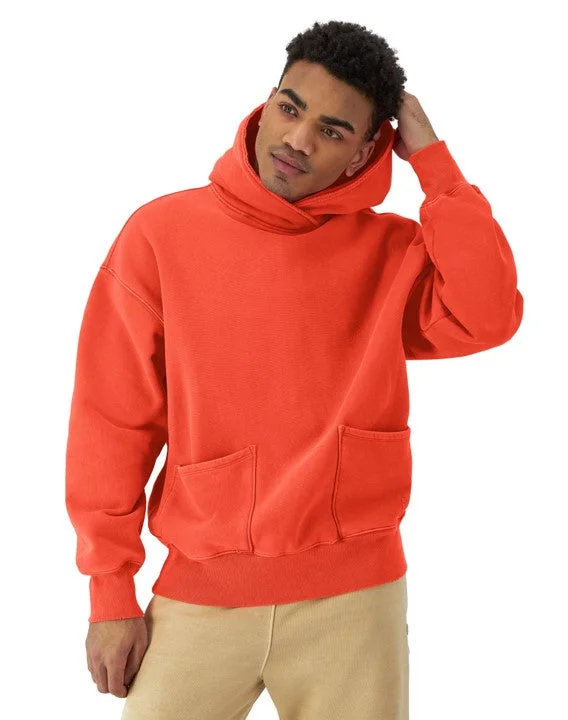 Reverse Weave Crossover Hoodie