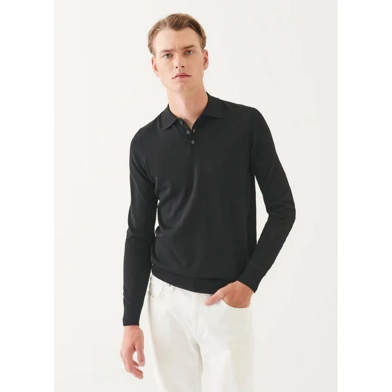 Patrick Assaraf | Extra-Fine Merino Button Polo (2 Colors)