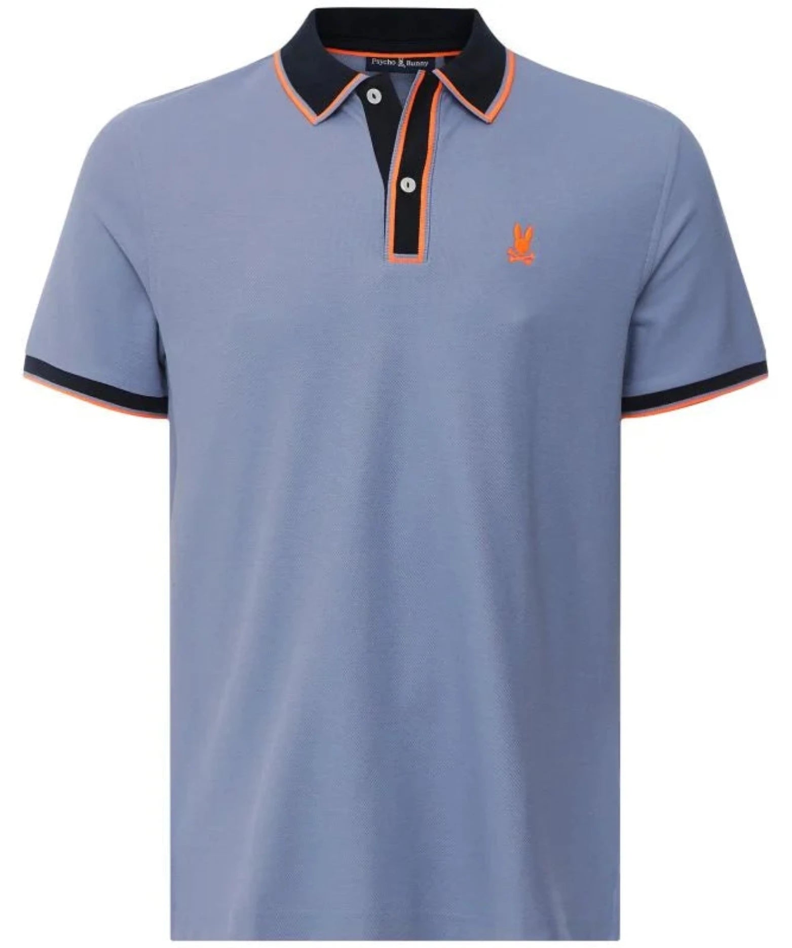 ID24972-Psycho Bunny Tempest Blue Kent Polo Shirt