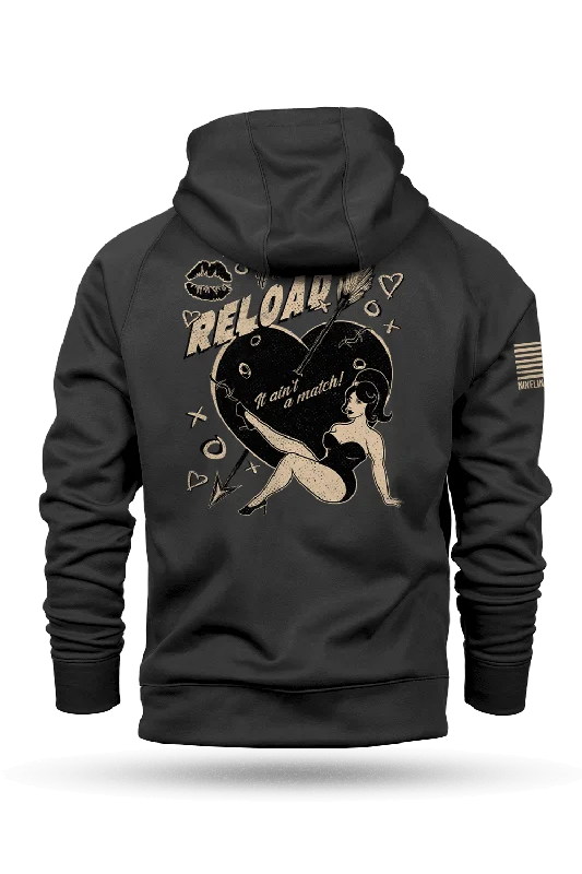 If He Can't Reload - Raglan Tailgater Hoodie