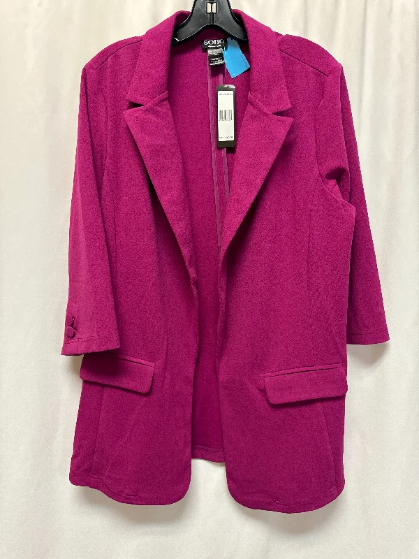 Weekend Discounts to Grab Blazer By Soho Design Group In Pink, Size: L