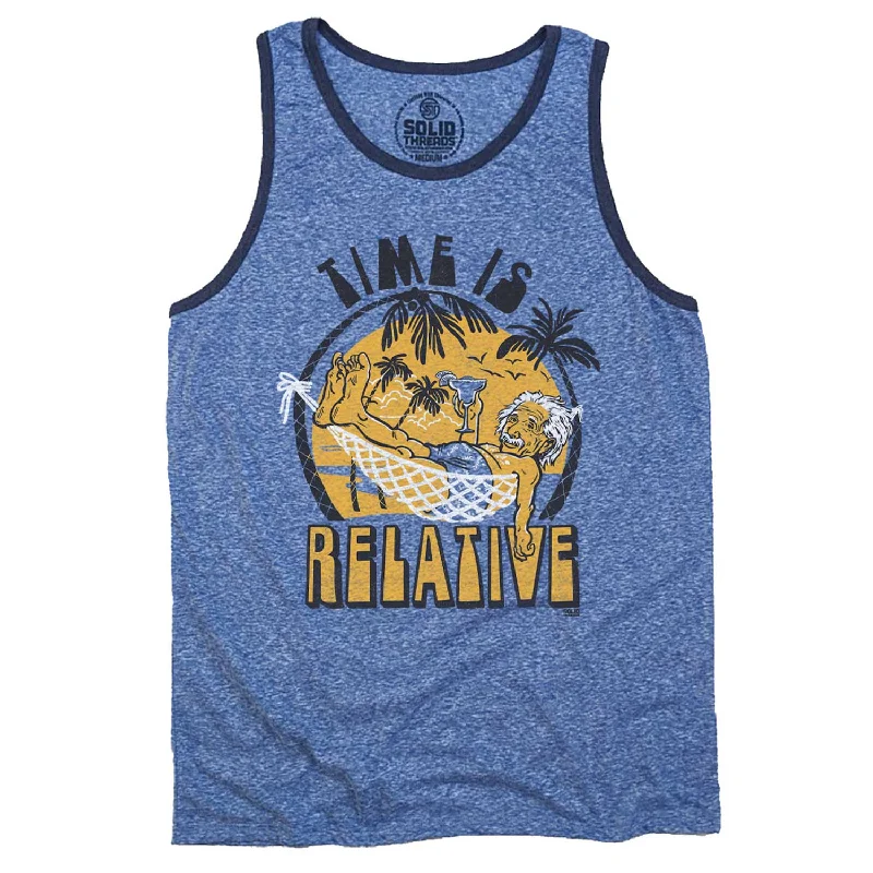 Time is Relative Ringer Tank Top