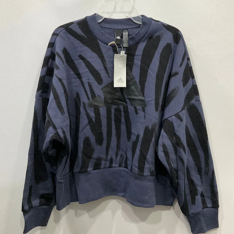 Weekend Specials to Grab Sweatshirt Crewneck By Adidas In Blue, Size: L