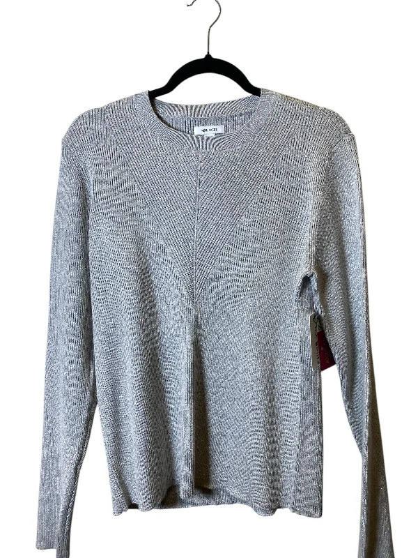 Weekend Deals That Dazzle Sweater By Nine West In Grey, Size: Xl