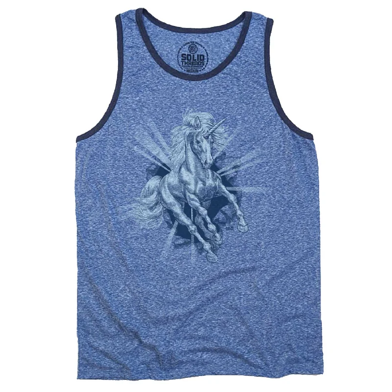 Unicorn Chest Ringer Tank Top