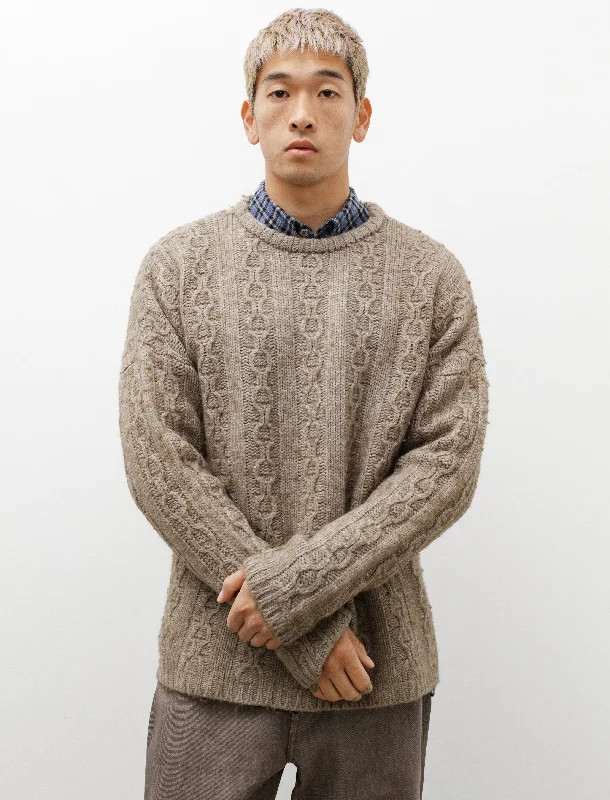 Popover Roundneck Peafowl Funky Chain Knit