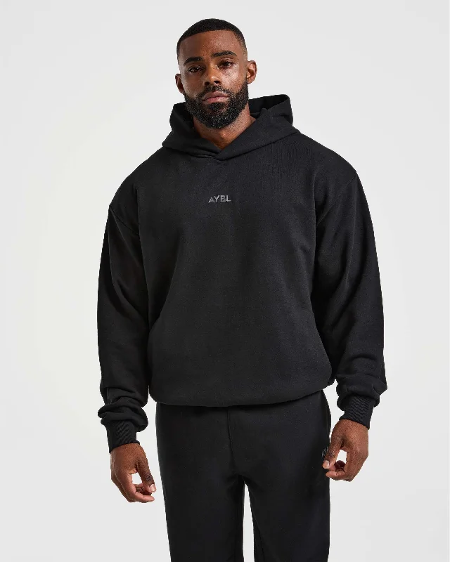 Craft Oversized Hoodie - Black