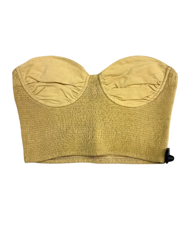 Can't Beat Top Sleeveless By Zara In Tan, Size: L
