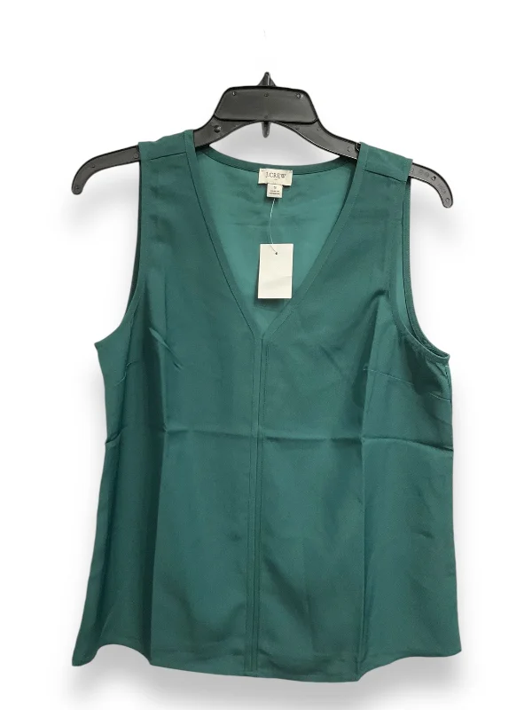Take Action Blouse Sleeveless By J. Crew In Green, Size: S
