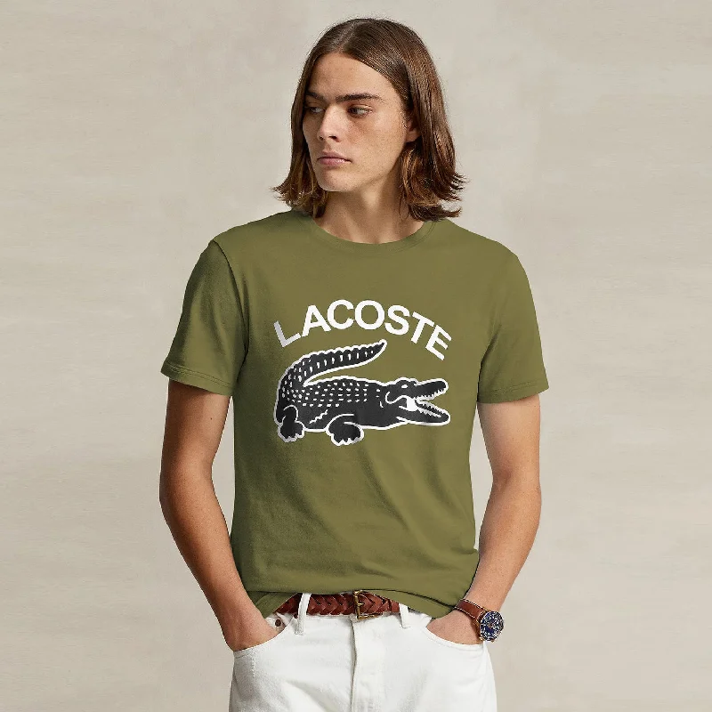 LC - Men 'Green' Lacoste Printed Logo T-Shirt LC782