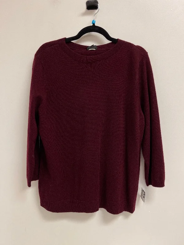 Hurry In Sweater Cashmere By Talbots In Red, Size: Xl