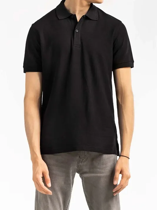 Black Basic Polo