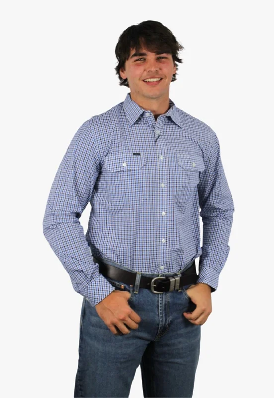 Pilbara Mens Check Long Sleeve Shirt