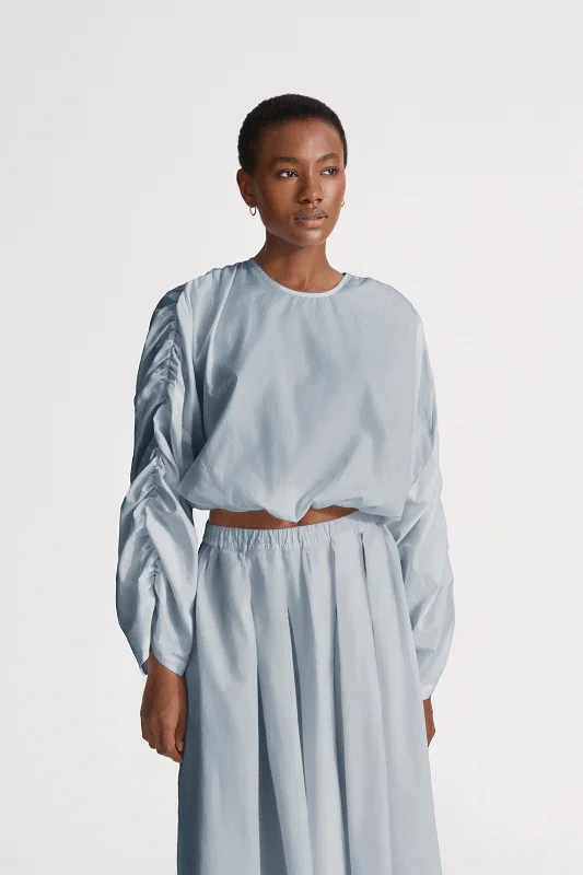 Super Discount JENNIFER TOP - STEEL BLUE