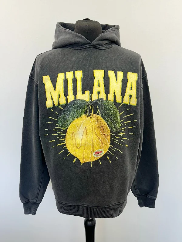 Washed Black Lemon Hoodie.