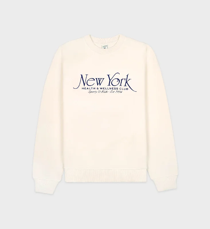 NY 94 Crewneck - Cream/Navy