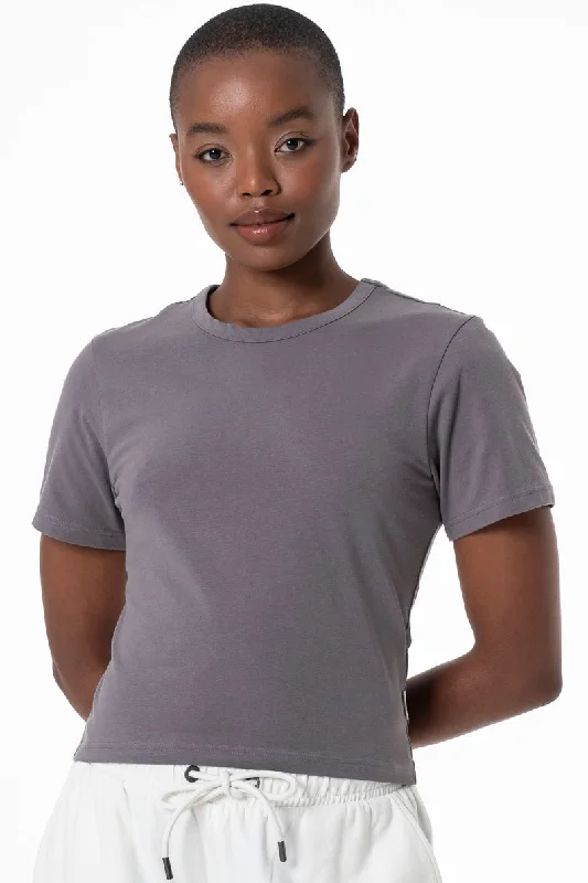 Weekend Specials to Snag Fitted T-Shirt _ 145713 _ Grey