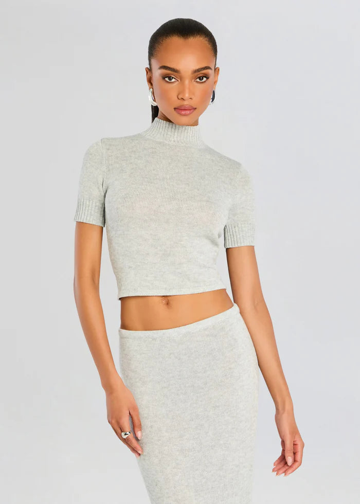 Special Discount Kali Knit Top - Light Grey