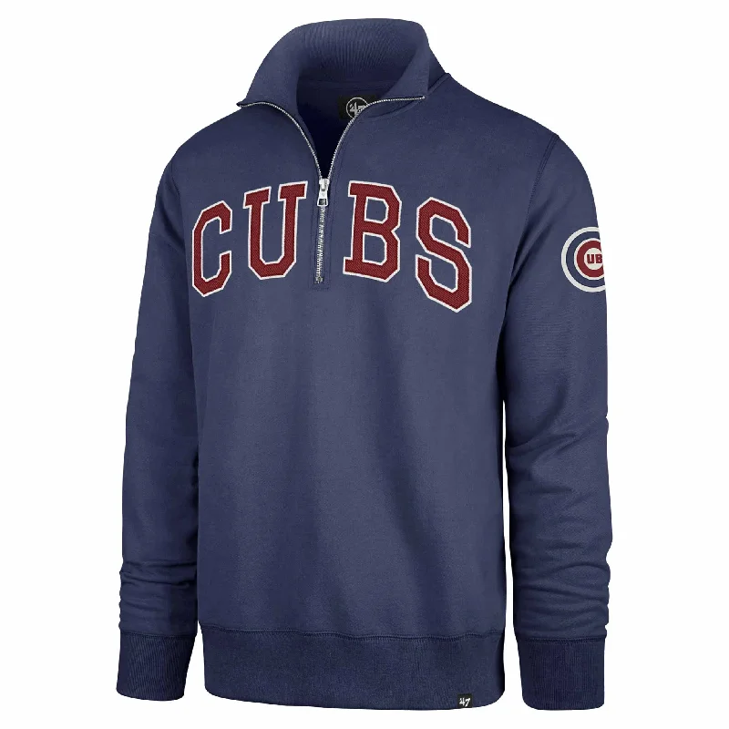 Chicago Cubs Royal Striker Bullseye Quarter Zip