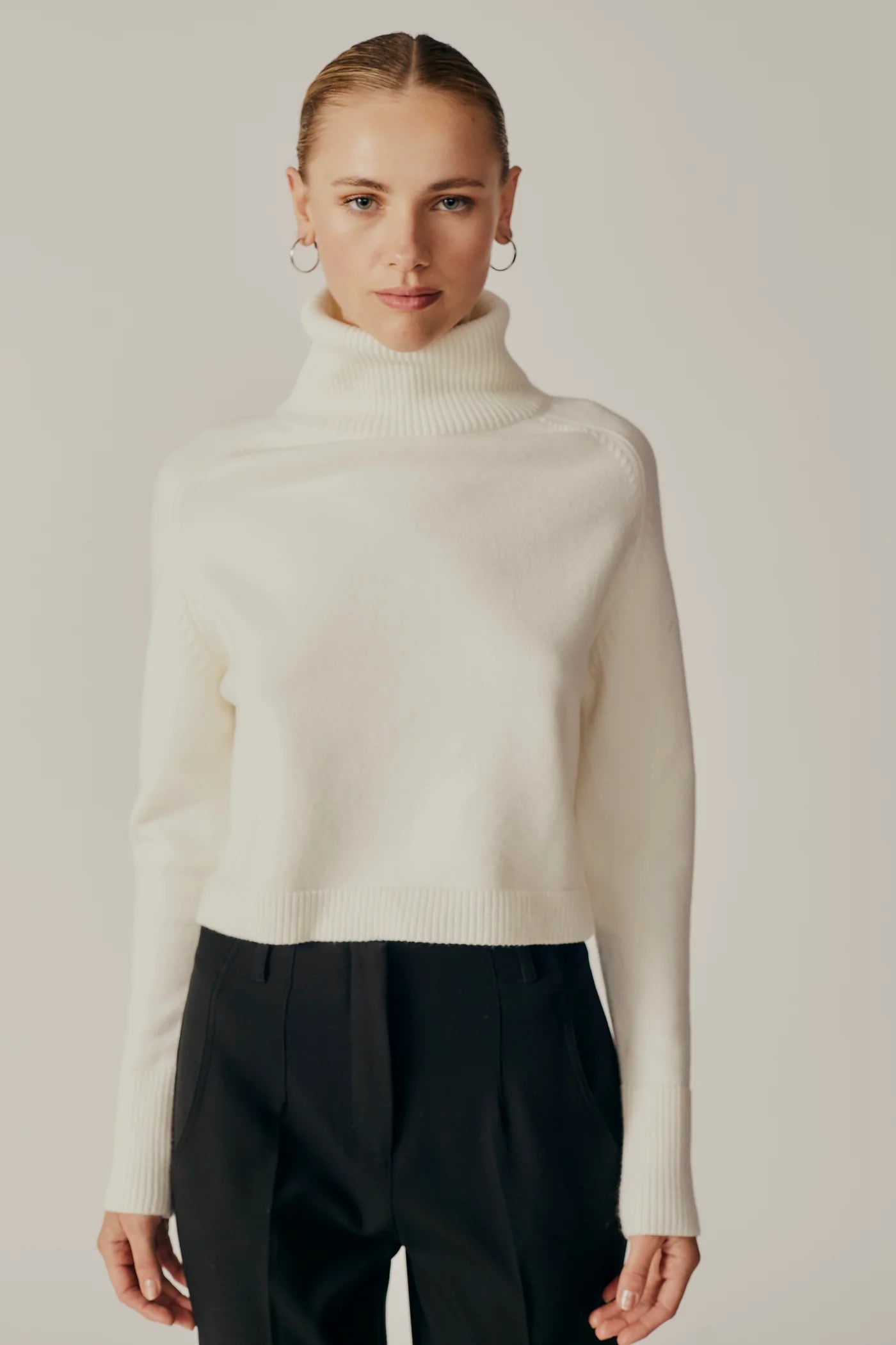 Today's Deal Pugliese Turtleneck Sweater - Ecru