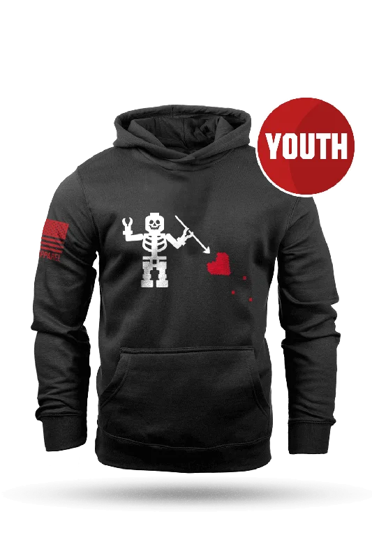 Block Beard Flag - Youth Hoodie