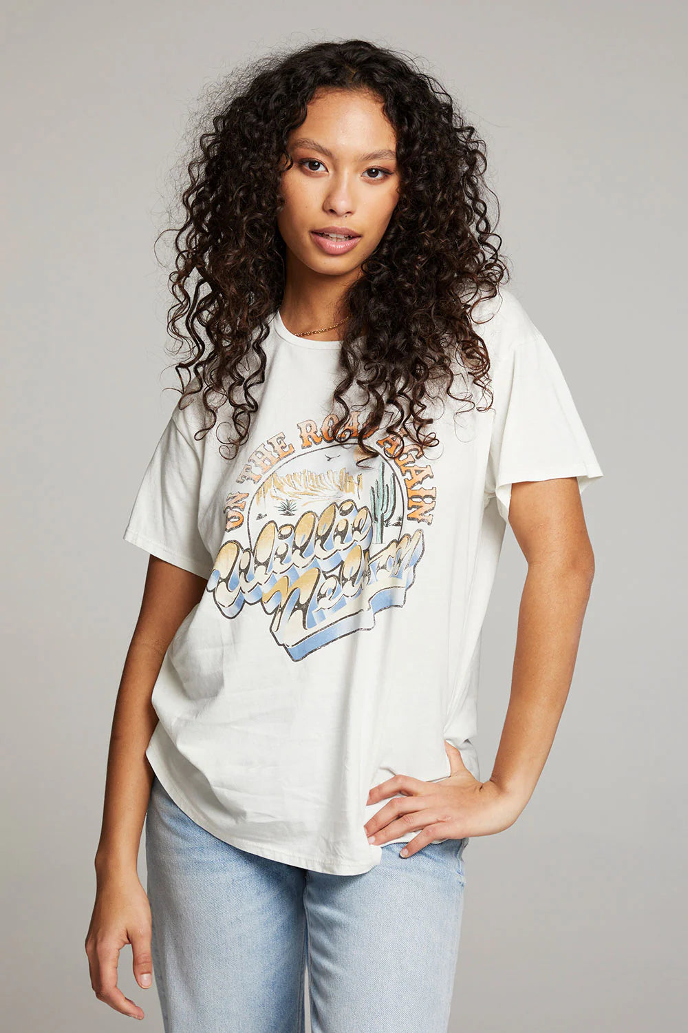 Sale Event Willie Nelson On The Road Again Tee - Almond
