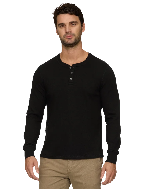 CHATSWORTH SOFT WAFFLE HENLEY